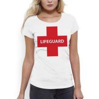 Трикотажная женская футболка. Lifeguard.