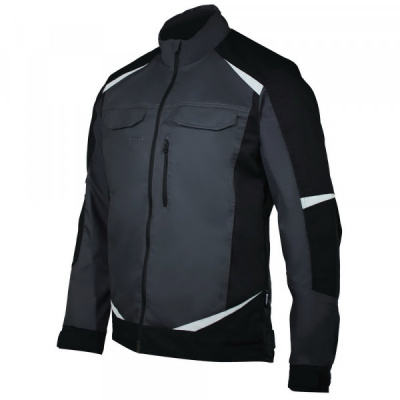 Куртка мужская летняя Brodeks KS 202 C, серый (100% хлопок!) баннер, фото, картинка, как выглядит