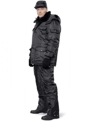 Куртка мужская зимняя Охранник удлиненная фото, изображение, баннер