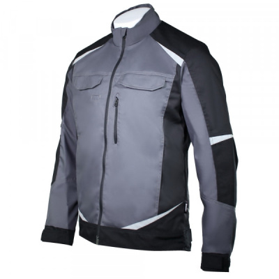 Куртка мужская летняя Brodeks KS 202, серый/черный баннер, фото, картинка, как выглядит